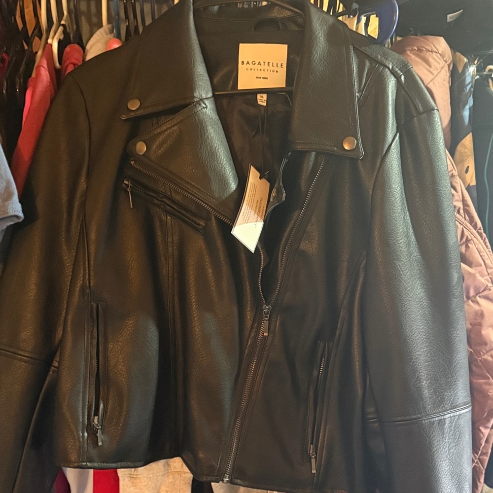 Bagatelle Black Leather Jacket